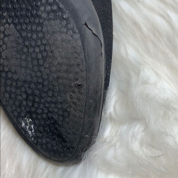 Robert Clegerie Black Fabric Slip On Sz 7 - Picture 7 of 8